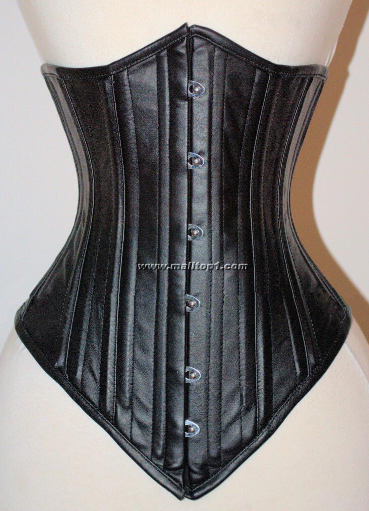 26 Steel Bones Leather Heavy Corset N8856 8186