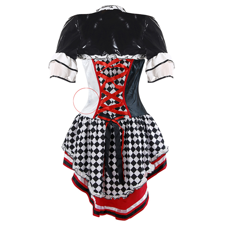 Deluxe Harlequin Costume With A Little Defect N16410 7470