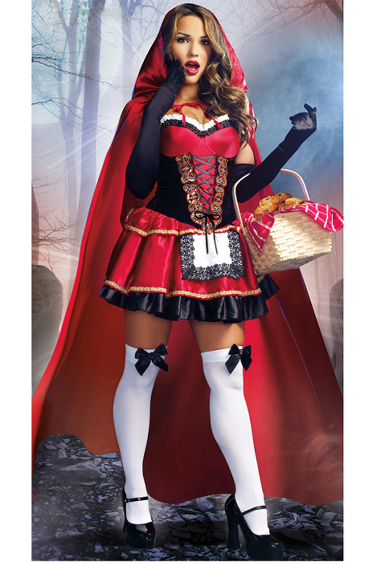 Sexy Little Red Riding Hood Costume N8926