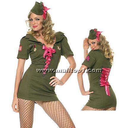 Lingerie Sexy Womens on Pin Up Cadet Costume Cp1673