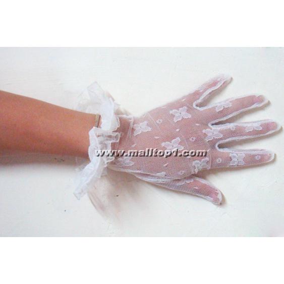 short lace gloves