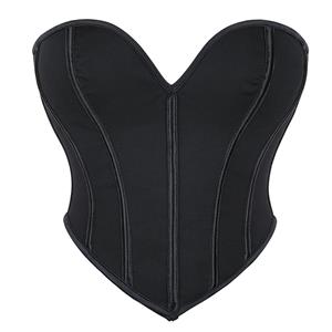 Outerwear Corset for Women, Fashion Body Shaper, Womens Plastic Boned Corset, Plastic Boned Corset, Victorian Overbust Corset, Sexy Overbust Corset, Women