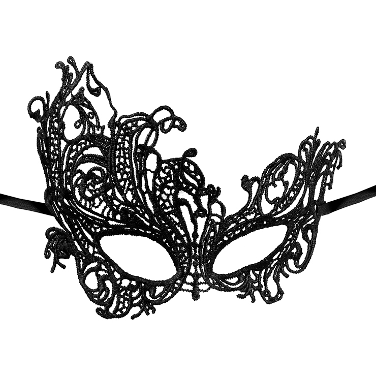 Women's Sexy Black Lace Venetian Masquerade Party Mask Halloween MS11769