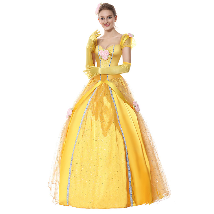 Deluxe Disney Belle Costume N5943