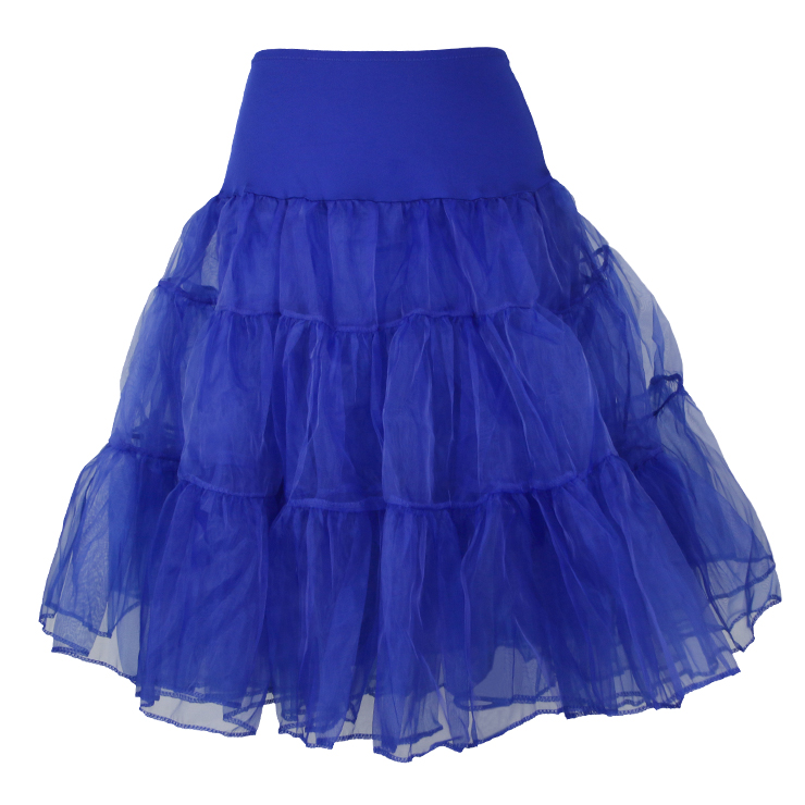 Graceful Cute Royalblue Tulle Skirt Petticoat HG11264