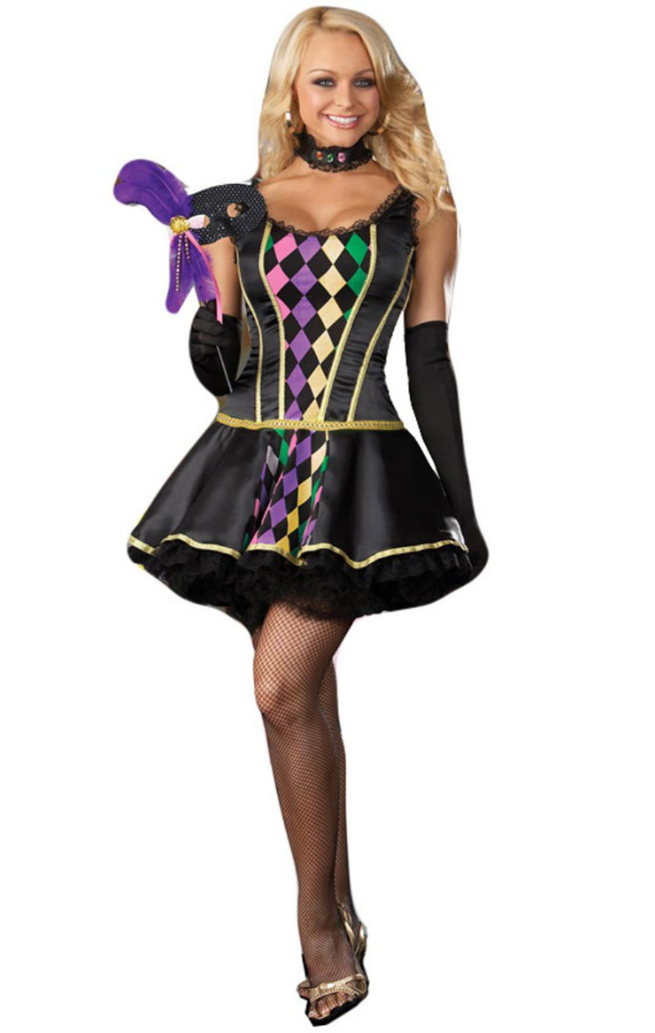 Mardi Gras Masquerade Costume N2088