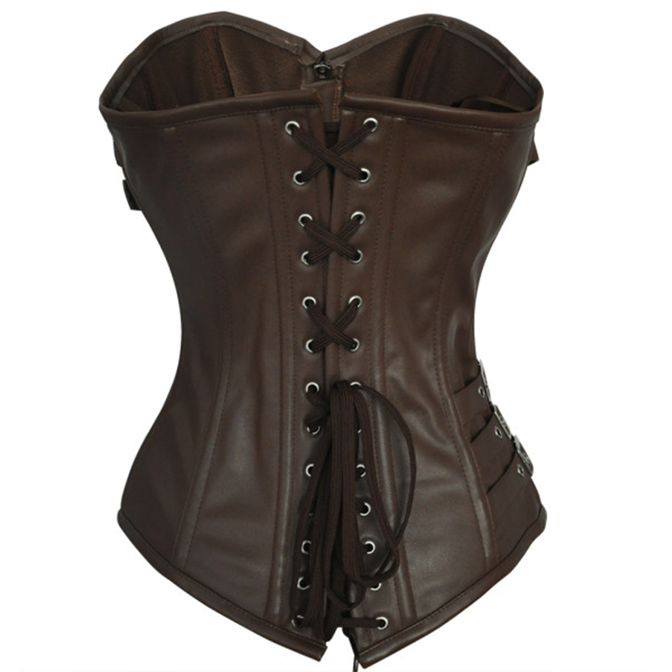 Steampunk Gothic Long Torso Body Shaper Corset N13074