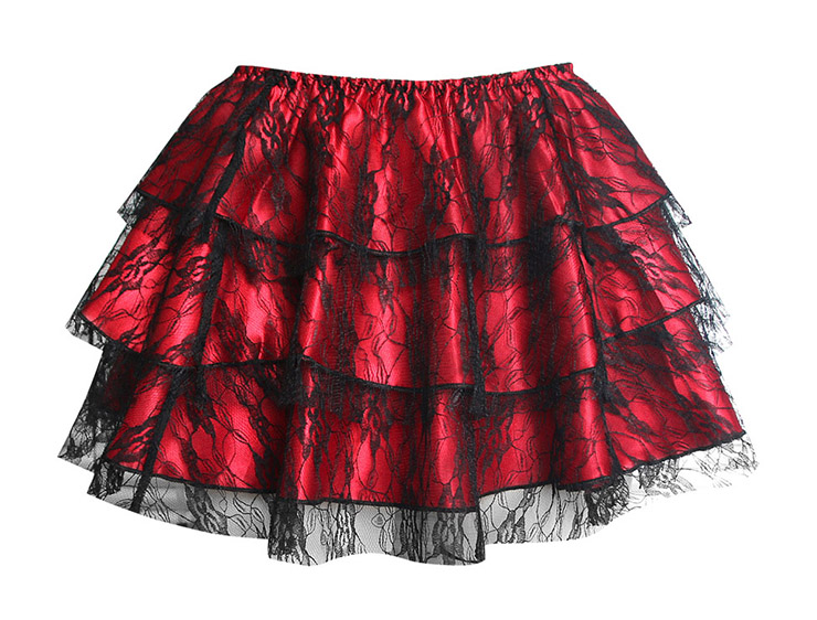 red mini Skirt HG1903